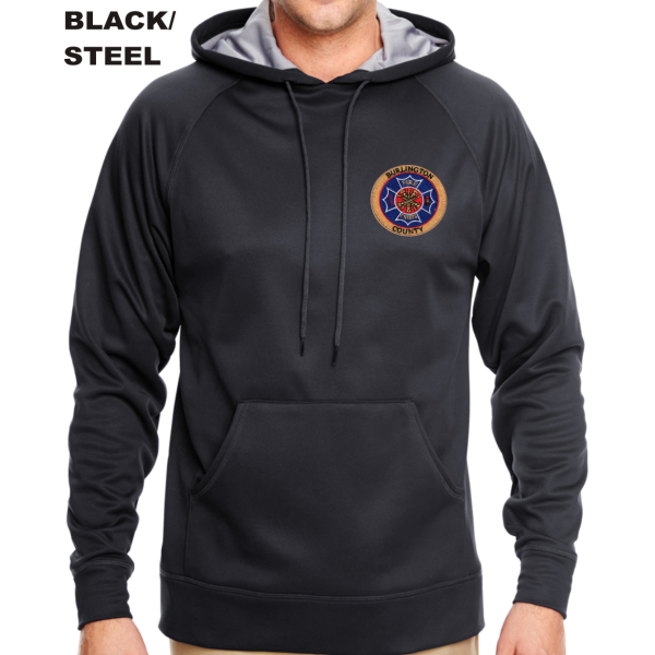 UltraClub Cool & Dry Sport Hooded Fleece